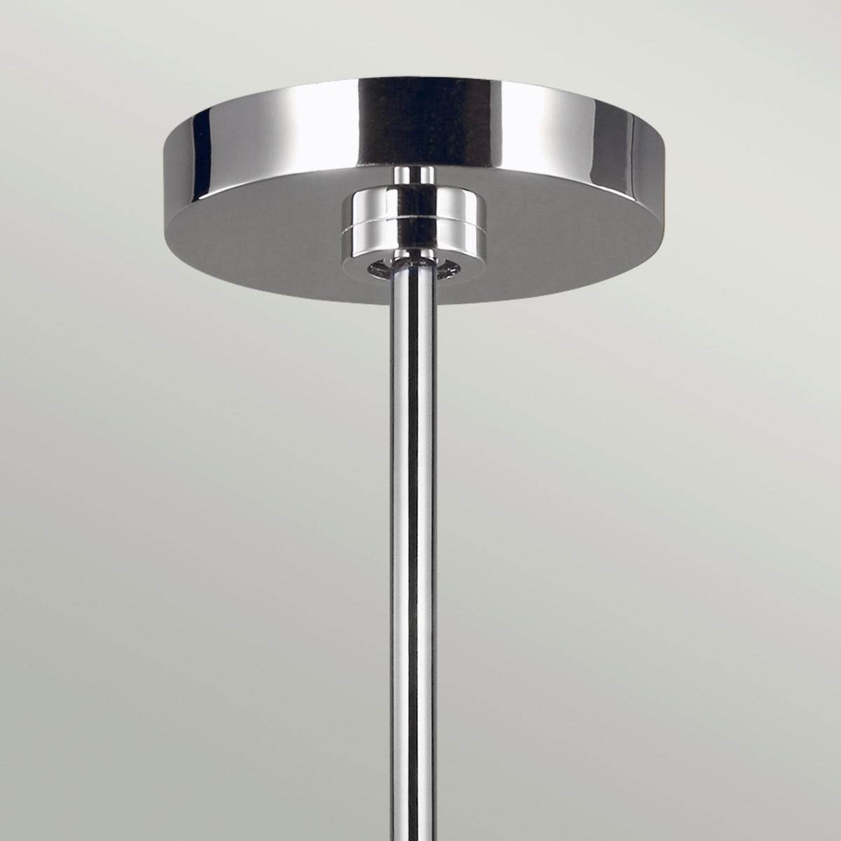 KRONLEUCHTER 70.5/47.7 cm    - Nickelfarben, Design, Glas/Metall (70.5/47.7cm) - Elstead Lighting