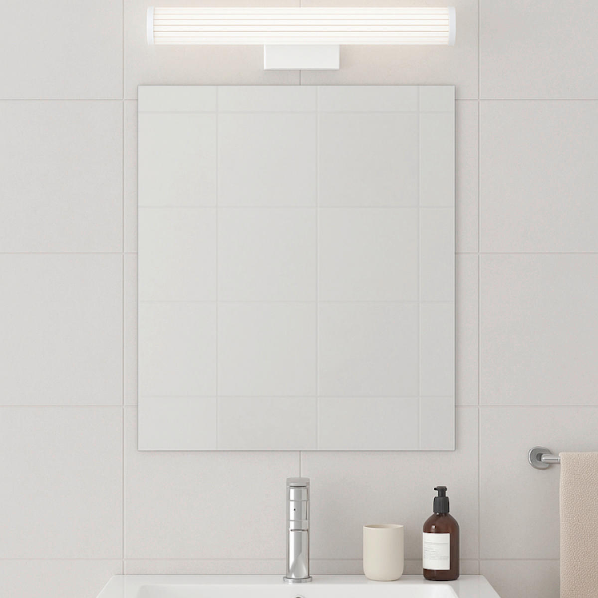 LED-WANDLEUCHTE Vena 6/45/11.5 cm  - Weiß, Design, Kunststoff (6/45/11.5cm)