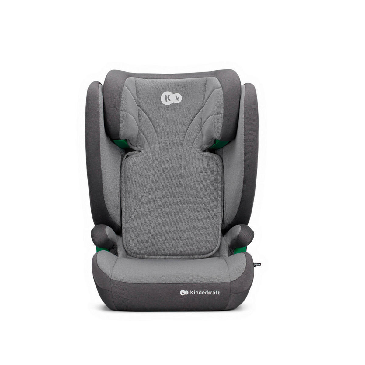 KINDERAUTOSITZ Junior Fix 2 i-Size  - Hellgrau/Grau, Basics (44/80/41cm) - kinderkraft