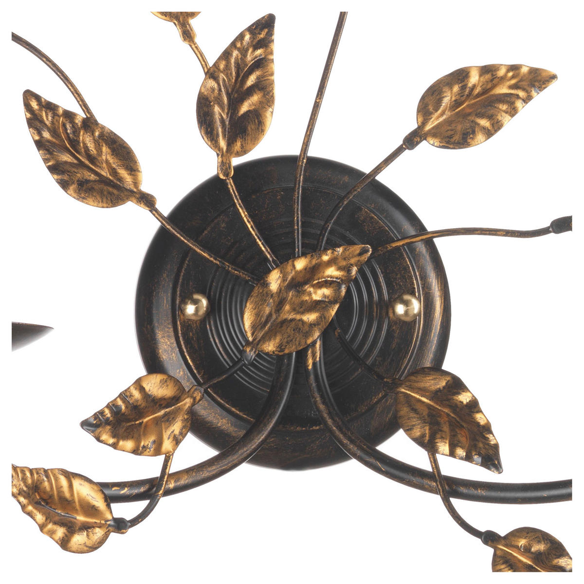 WANDLEUCHTE Collana 36/16/42 cm   - Bronzefarben, KONVENTIONELL, Metall (36/16/42cm)