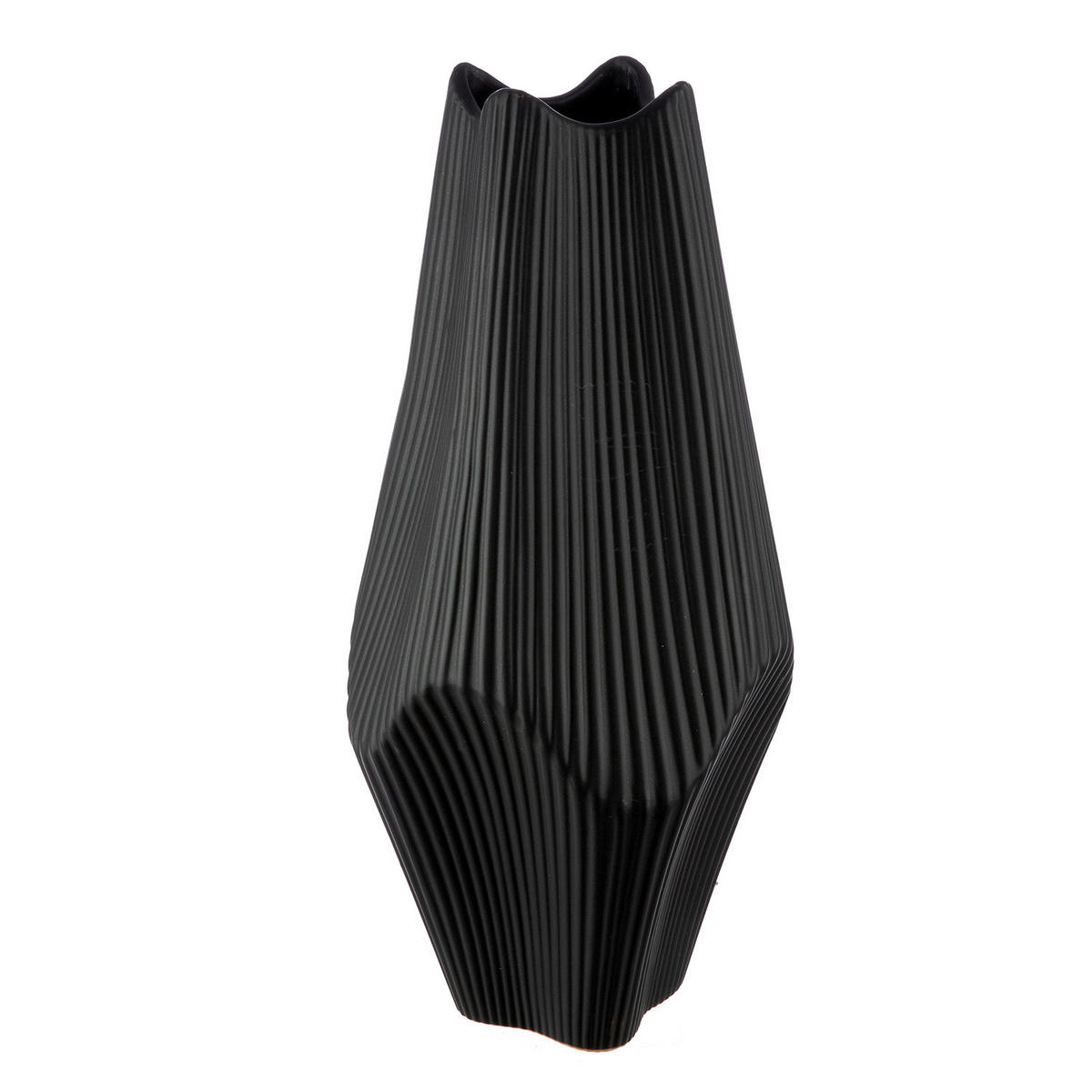 DEKOVASE  - Schwarz, LIFESTYLE, Keramik (15/30cm)