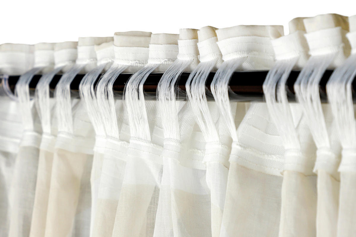 FERTIGVORHANG transparent  - Greige/Beige, Basics, Textil (130/250cm) - Musterring