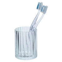 ZAHNPUTZBECHER Glas  - Basics, Glas (7,5/10/7,5cm) - Wenko