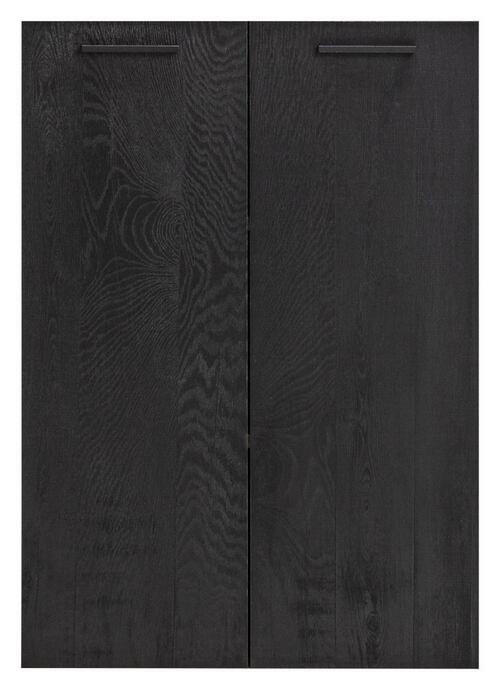 SET VRAT - črna, Design, kovina/leseni material (74,9/104,7/16cm) - Carryhome