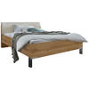 BETT 180/200 cm  in Champagner, Eiche Bianco   - Eiche Bianco/Champagner, Konventionell, Holzwerkstoff/Textil (180/200cm) - Venda