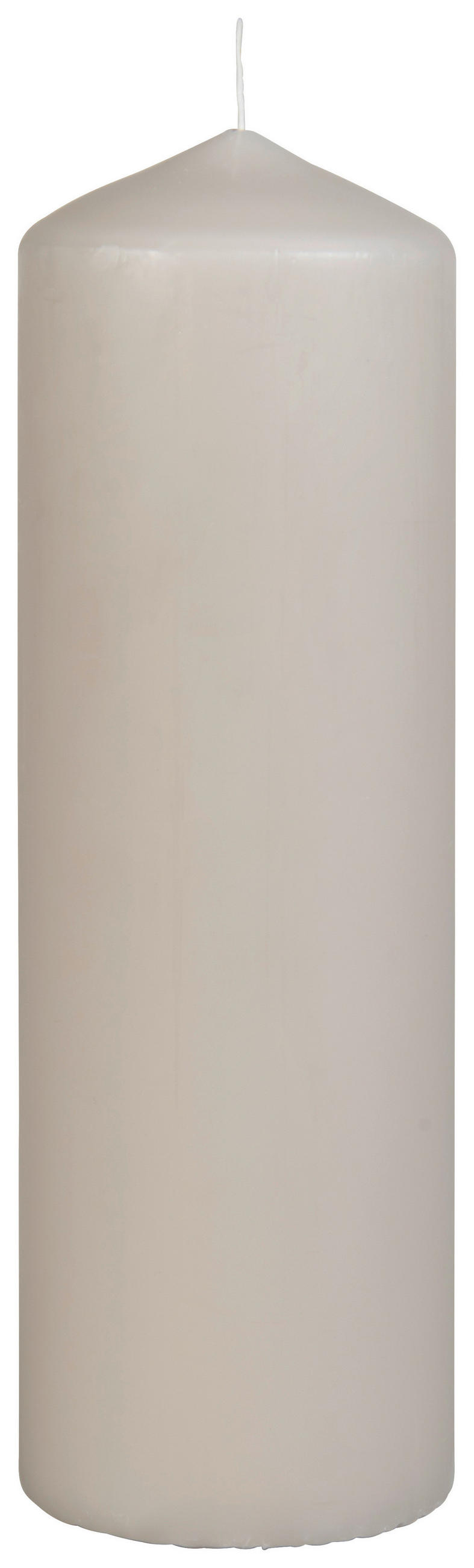 STUMPENKERZE  - Taupe, Basics (9/28cm) - Steinhart