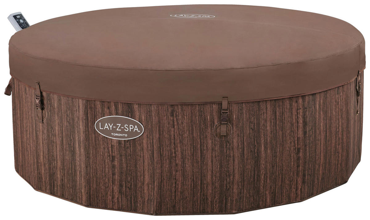 WHIRLPOOL LAY-Z-SPA TORONTO 6001W 190/70 cm  - Braun, KONVENTIONELL, Kunststoff/Metall (190/70cm) - Bestway
