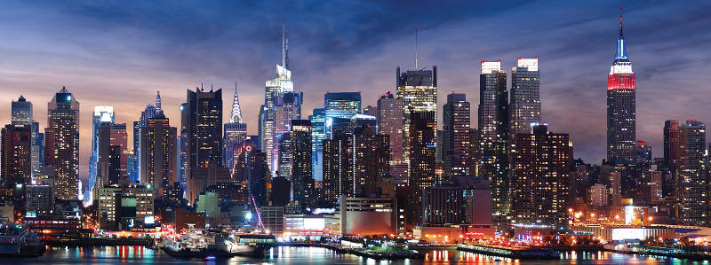 LEINWANDBILD Städte  - Multicolor, KONVENTIONELL, Holz/Papier (30/80/3cm) - Euroart