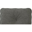 BARHOCKER Leinenoptik Grau, Schwarz Eisen Sitzfläche 360° drehbar, Stoffauswahl  - Taupe/Schwarz, Design, Textil/Metall (58/103-123/61cm) - Novel