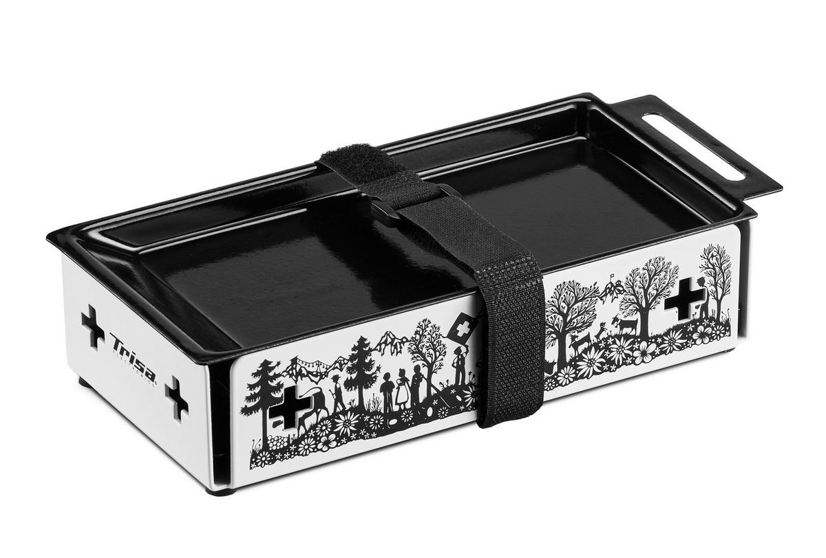 RACLETTE-GRILL  - Weiß, Design, Metall (19,50/10/5cm) - Trisa Electronics