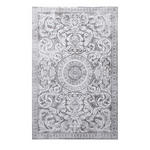 VINTAGE-TEPPICH 80/150 cm Victoria Grau, Weiß  - Weiß/Grau, Design, Kunststoff/Textil (80/150cm) - Novel