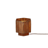 SVJETILJKA STOLNA Good & Mojo  - smeđa, Basics, prirodni materijali (27/27/26cm) - Good & Mojo