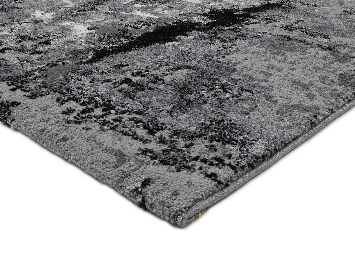 WEBTEPPICH 160/230 cm Timeline Quantum Grau, Hellgrau, Dunkelgrau  - Dunkelgrau/Hellgrau, Design, Textil (160/230cm) - Novel