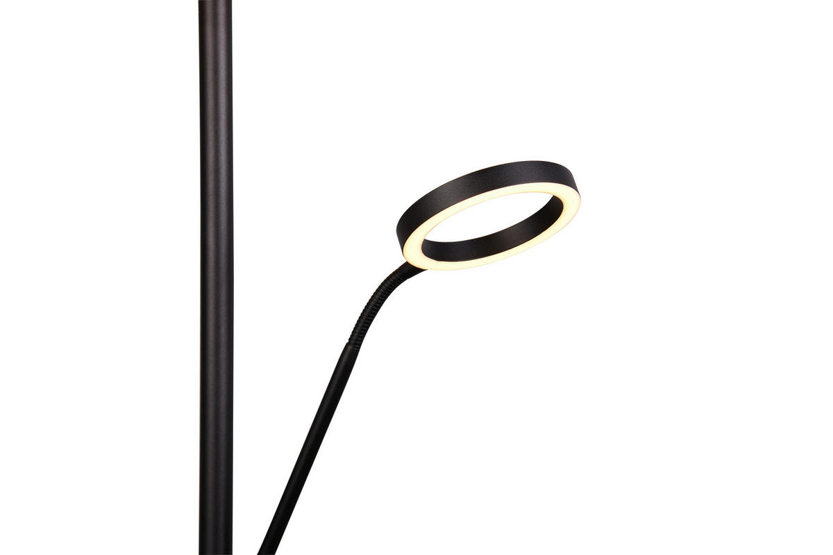 LED-STEHLEUCHTE - Schwarz, Design, Metall (40/180cm) - Trio Leuchten
