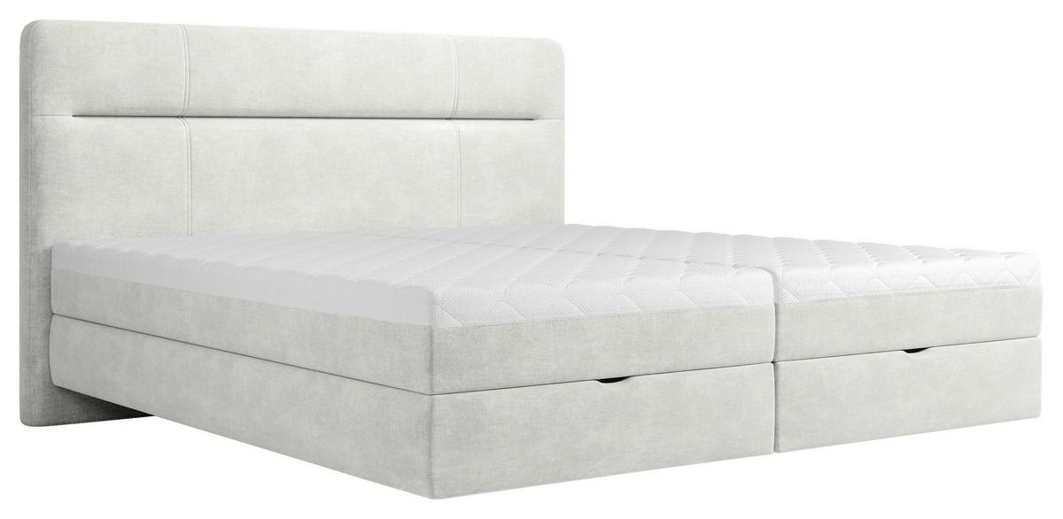 BOXBETT 140/200 cm  in Creme  - Creme, Modern, Holz/Holzwerkstoff (140/200cm) - MID.YOU