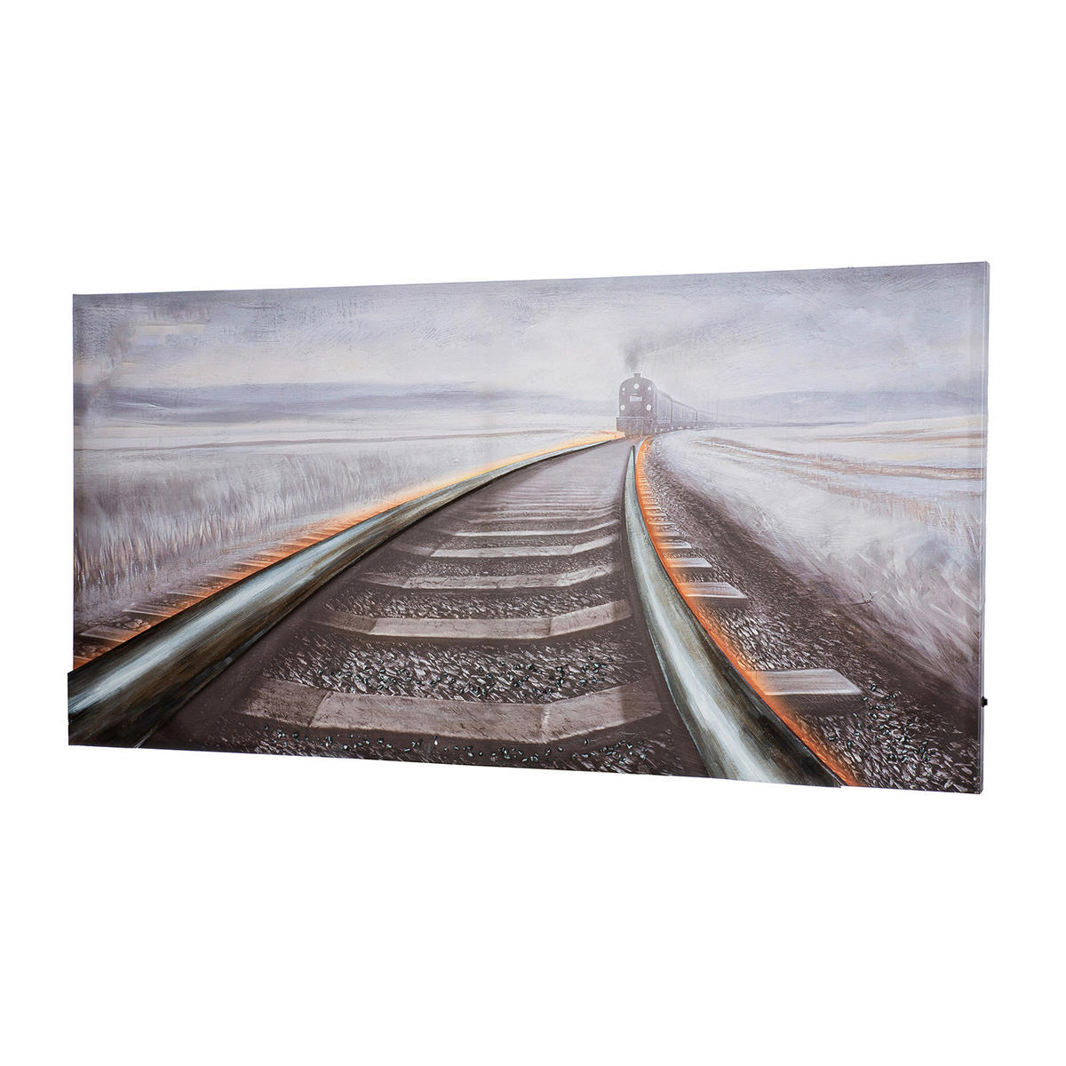 LED-BILD Landschaft & Natur  - Hellbraun/Beige, Basics, Holzwerkstoff/Textil (140/70/5cm)
