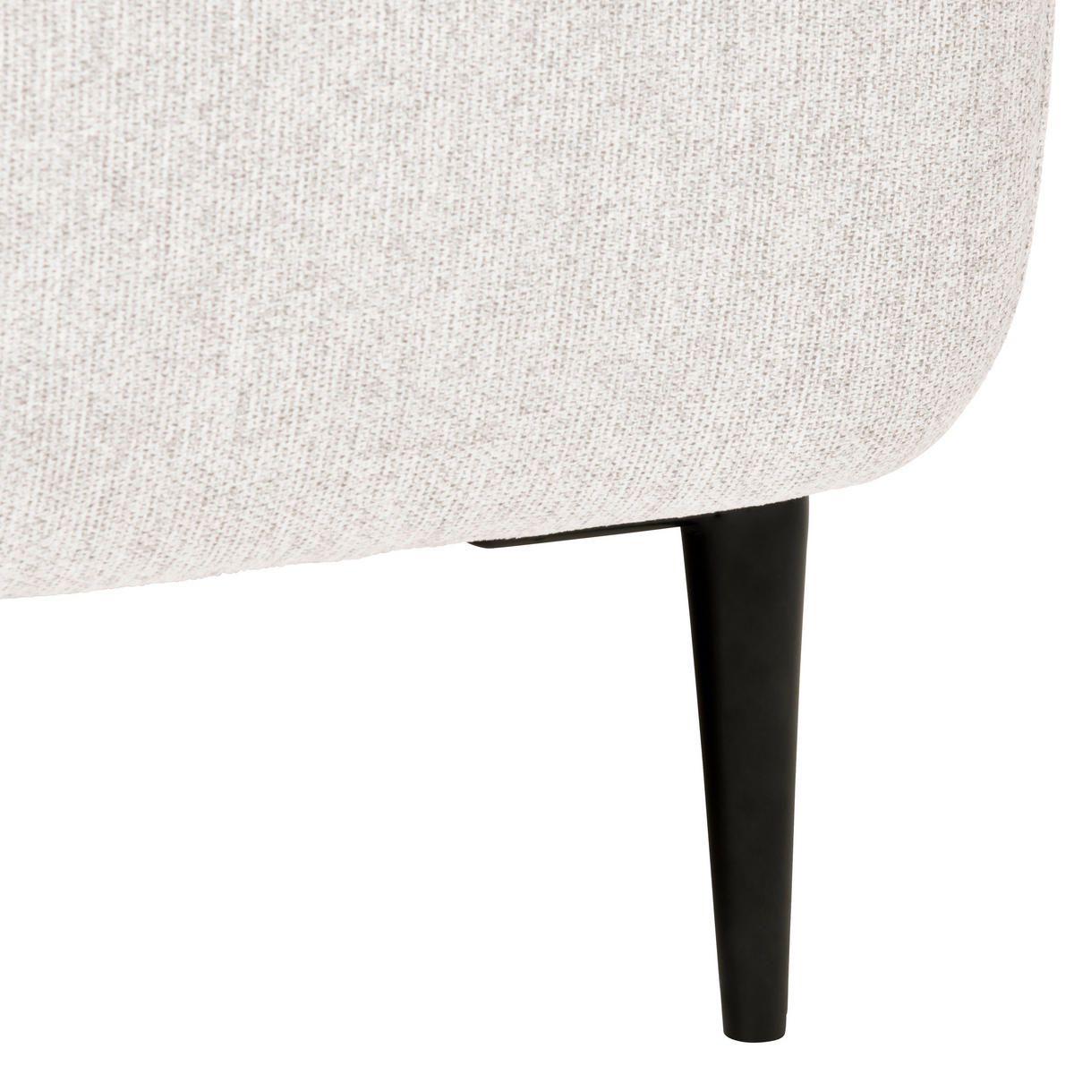 ZOFA S POSTELJNO FUNKCIJO,  bež tekstil  - črna/bež, Moderno, kovina/tekstil (204/90/95cm) - MID.YOU