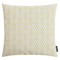 OUTDOOR-KISSENHÜLLE  Graphik  - Creme/Hellgrün, Basics, Textil (50/50cm)