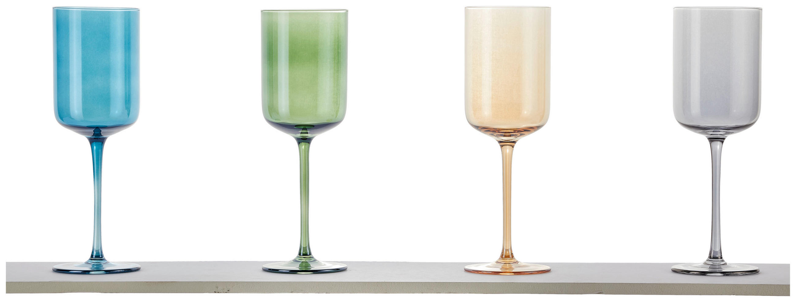 WEINGLAS 340 ml  - Grün, Trend, Glas (7,5/22cm) - Novel