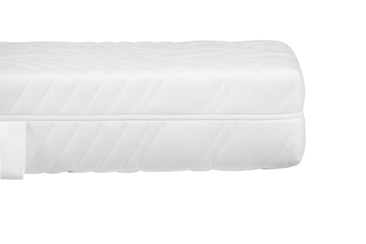 TASCHENFEDERKERNMATRATZE 80/200 cm Höhe ca. 23 cm  - Weiß, Basics, Textil (80/200cm) - Visionight