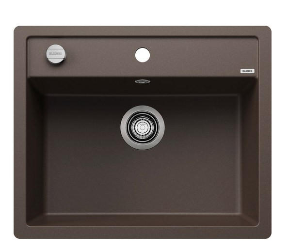 SPÜLE 515095  - Braun, Basics, Stein (50/20,2/60,5cm) - Blanco