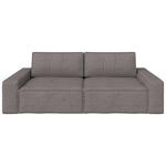 SCHLAFSOFA  in Webstoff Dunkelgrau  - Dunkelgrau/Schwarz, KONVENTIONELL, Kunststoff/Textil (256/83/115cm) - Carryhome