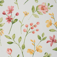VORHANGSTOFF per lfm blickdicht  - Rot/Hellgelb, KONVENTIONELL, Textil (140cm) - Landscape