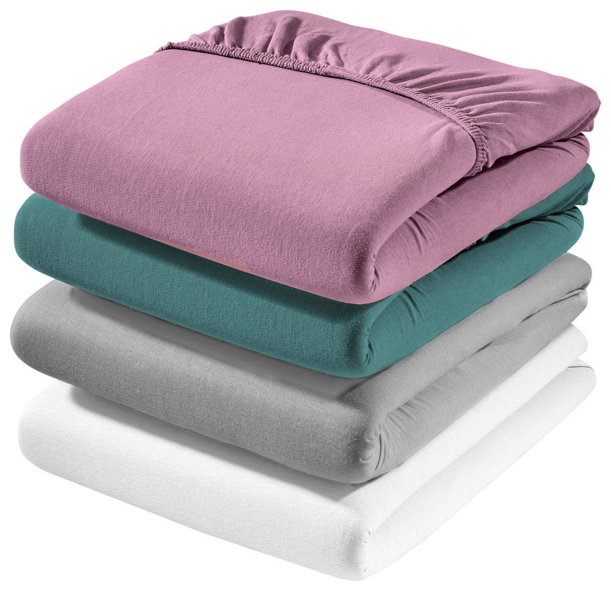 NAPÍNACIA PLACHTA, džersej, biela, 100/200 cm - biela, Basics, textil (100/200cm) - Bio:Vio