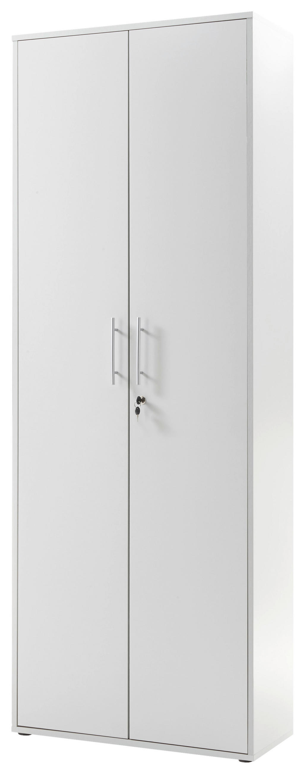AKTENSCHRANK Hellgrau - Hellgrau, Basics (80/216/35cm) - MID.YOU