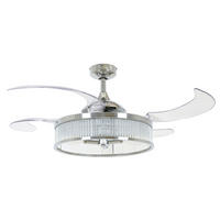 TAKFLÄKT FANAWAY CORBELLE 122/40 cm  - kromfärg/transparent, Design, metall/plast (122/40cm) - P & B