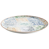 PIZZATALLRIK 31,5 cm  - grön/blå, Lifestyle, keramik (31,5cm) - Ritzenhoff Breker
