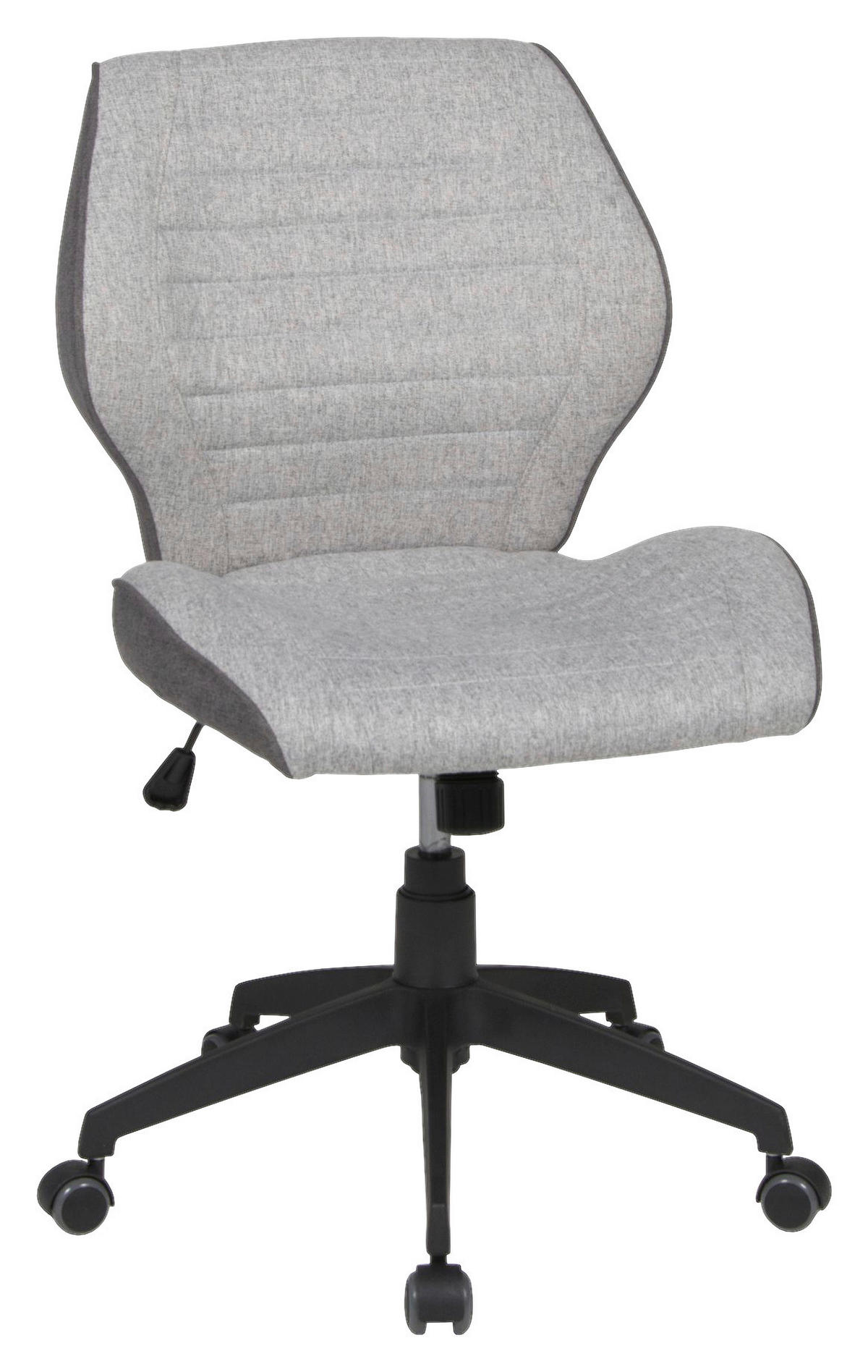 JUGENDDREHSTUHL Webstoff Hellgrau, Dunkelgrau  - Dunkelgrau/Hellgrau, KONVENTIONELL, Kunststoff/Textil (61/90-98/61cm) - Boxxx