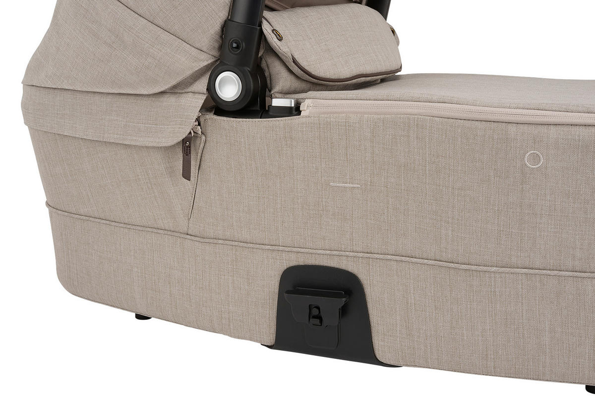 LIEGEWANNE Mixx Next  - Beigebraun/Grauweiß, Basics, Kunststoff (43/63/90cm) - Nuna