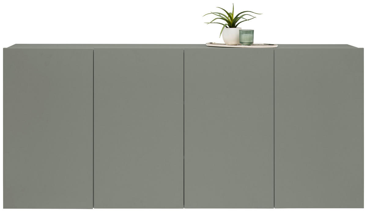SIDEBOARD 180/80/42 cm  in Grün  - Grün, Design, Holzwerkstoff (180/80/42cm) - Hom`in