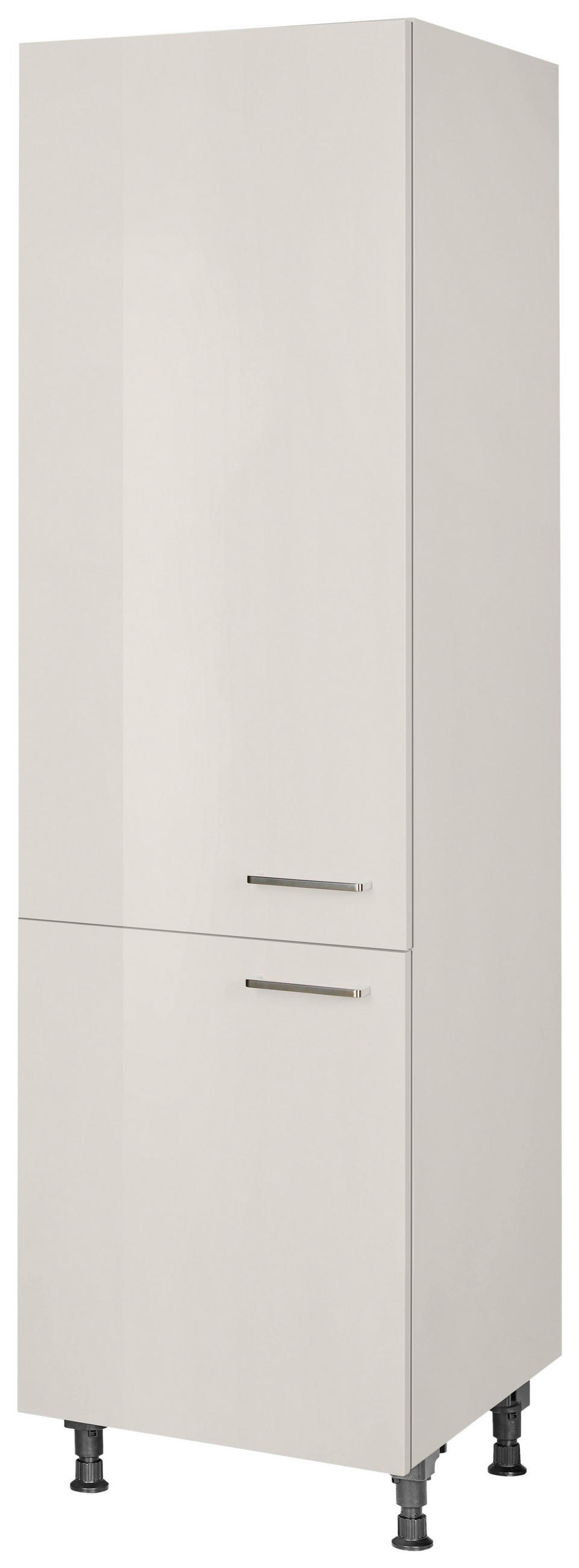 GESCHIRRSCHRANK 60/216,6/58 cm  in Hellgrau  - Edelstahlfarben/Hellgrau, MODERN, Holzwerkstoff/Metall (60/216,6/58cm) - Nobilia