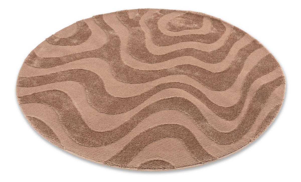 WEBTEPPICH 160 cm Blaze Braun  - Braun, Design, Textil (160cm) - Schöner Wohnen