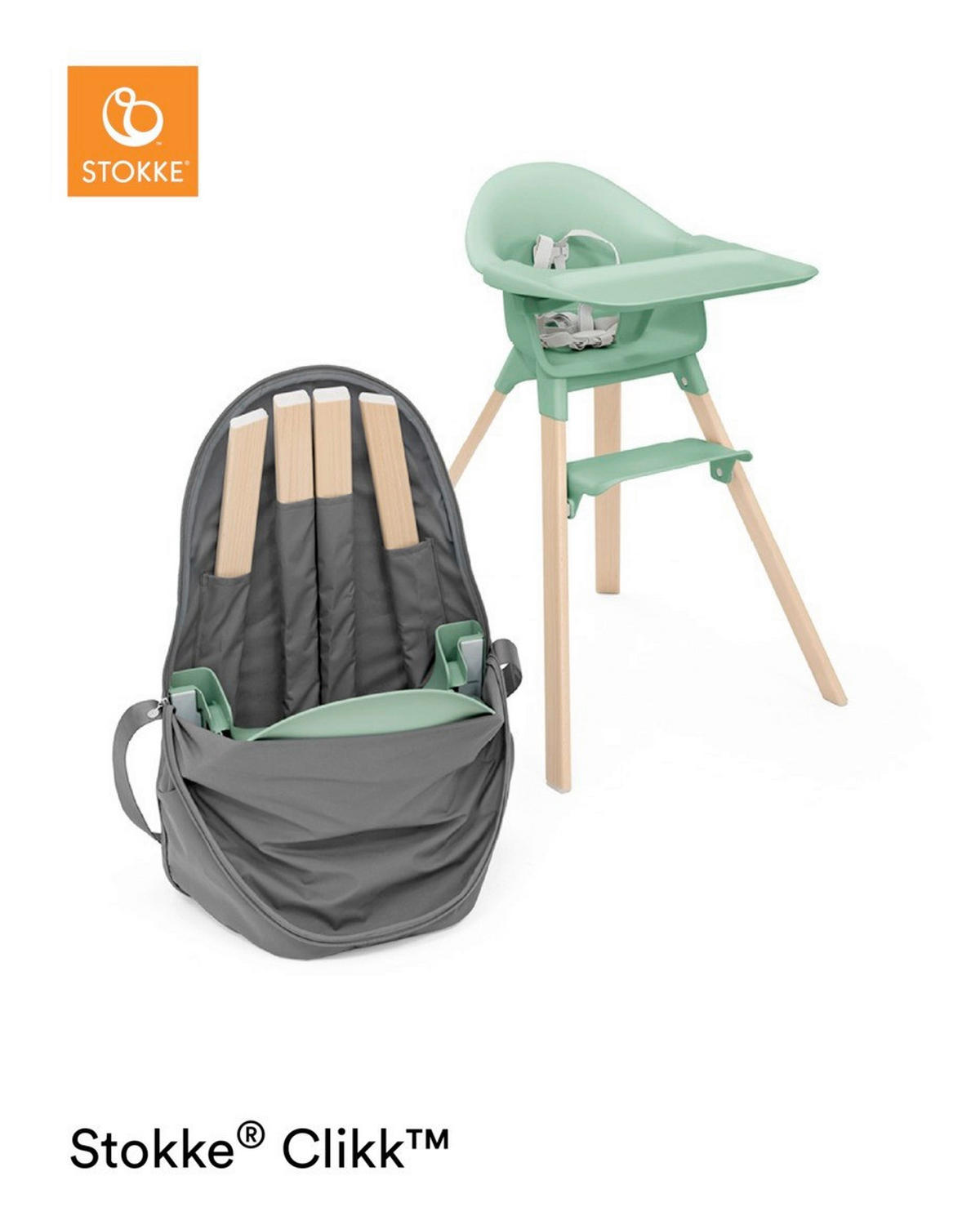 TORBA ZA PRIPOMOČKE  Clikk  78/64/1 cm         črna  - črna, Basics, umetna masa (78/64/1cm) - Stokke