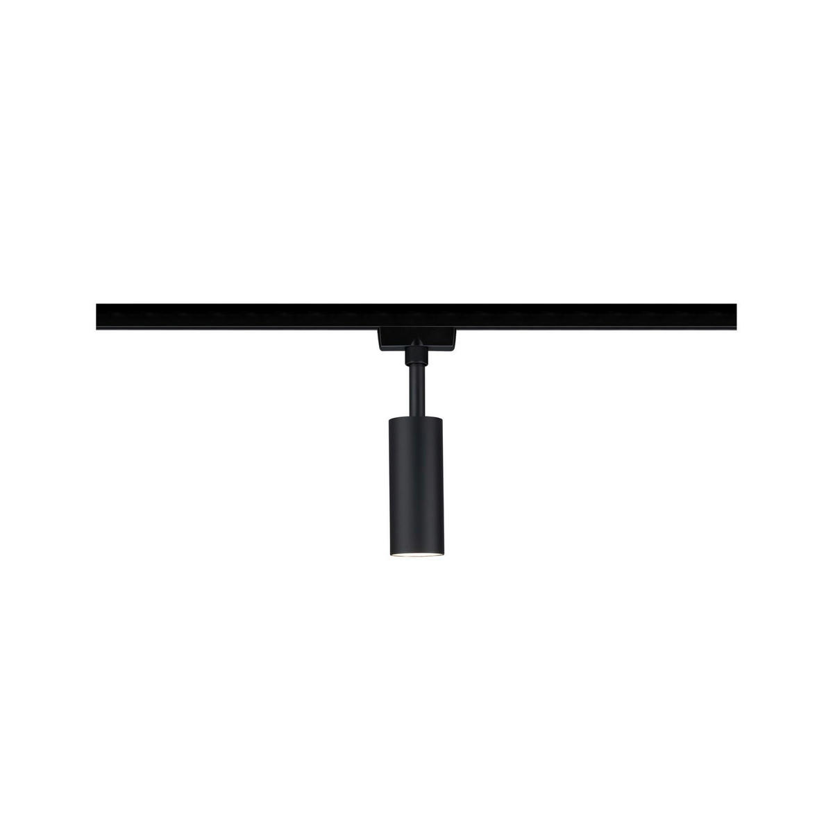 SCHIENENSYSTEM-STRAHLER Urail 4,2/18,6/10,5 cm   - Schwarz, Design, Kunststoff/Metall (4,2/18,6/10,5cm) - Paulmann
