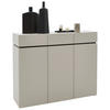 SIDEBOARD  in 135/111/40 cm  - Kaschmir/Schwarz, Design, Holzwerkstoff/Kunststoff (135/111/40cm) - Voleo