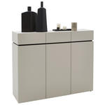 SIDEBOARD  in 135/111/40 cm  - Kaschmir/Schwarz, Design, Holzwerkstoff/Kunststoff (135/111/40cm) - Voleo