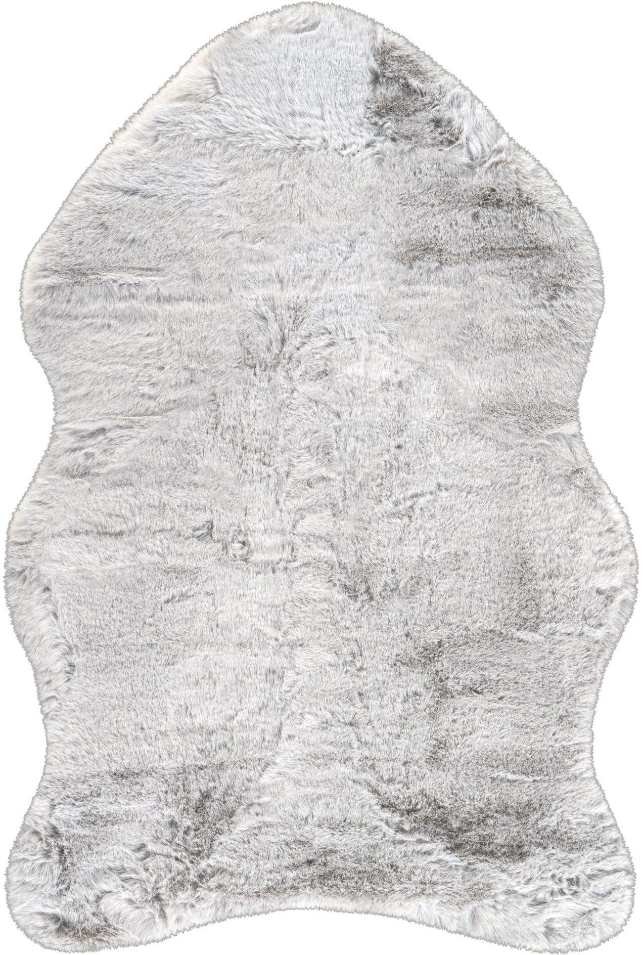 FELLTEPPICH 60/90 cm My Infinity  - Grau, Design, Textil (60/90cm) - Obsession