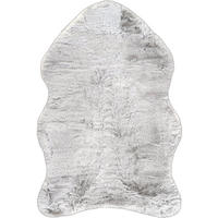 FELLTEPPICH 60/90 cm My Infinity  - Grau, Design, Textil (60/90cm) - Obsession