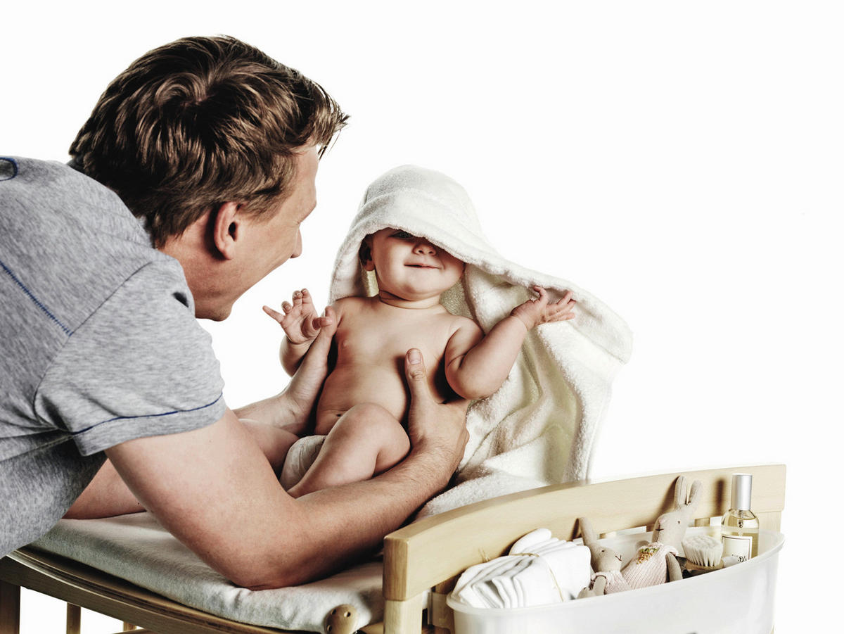 KADICA ZA BEBE  FLEXI BATH  - plava, Basics, plastika (24/34/64cm) - Stokke
