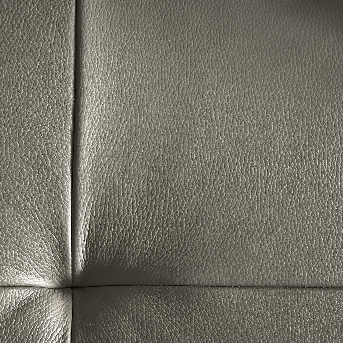 ECKSOFA inkl. Funktionen Grau Echtleder  - Schwarz/Grau, Design, Leder/Metall (246/175cm) - Celina Home