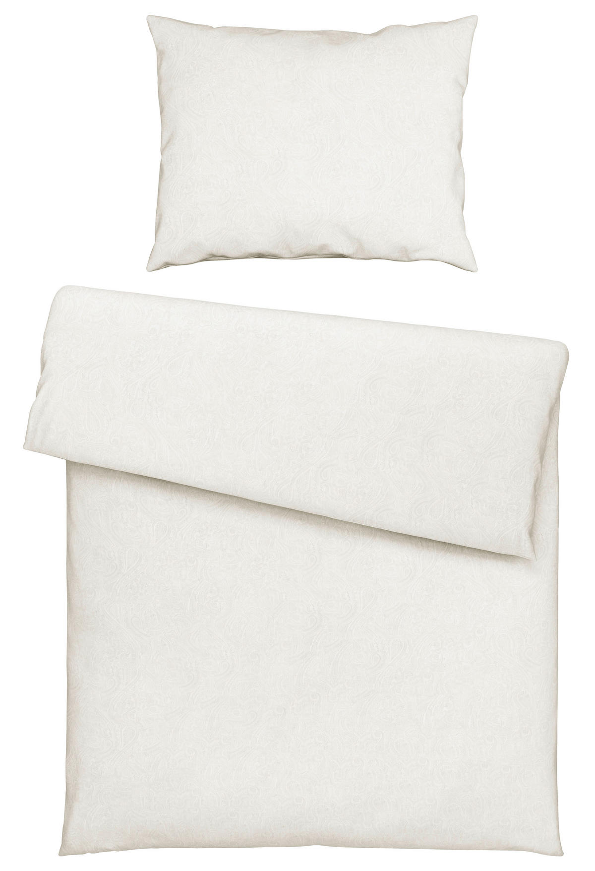 BETTWÄSCHE Frühjahr/Sommer 2024 Damast 140/200 cm  - Creme, KONVENTIONELL, Textil (140/200cm) - Fleuresse