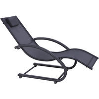 FOTOLIU TERASĂ ȘI LOUNGE - negru, Design, plastic/metal (148/69/85cm) - Ambia Garden