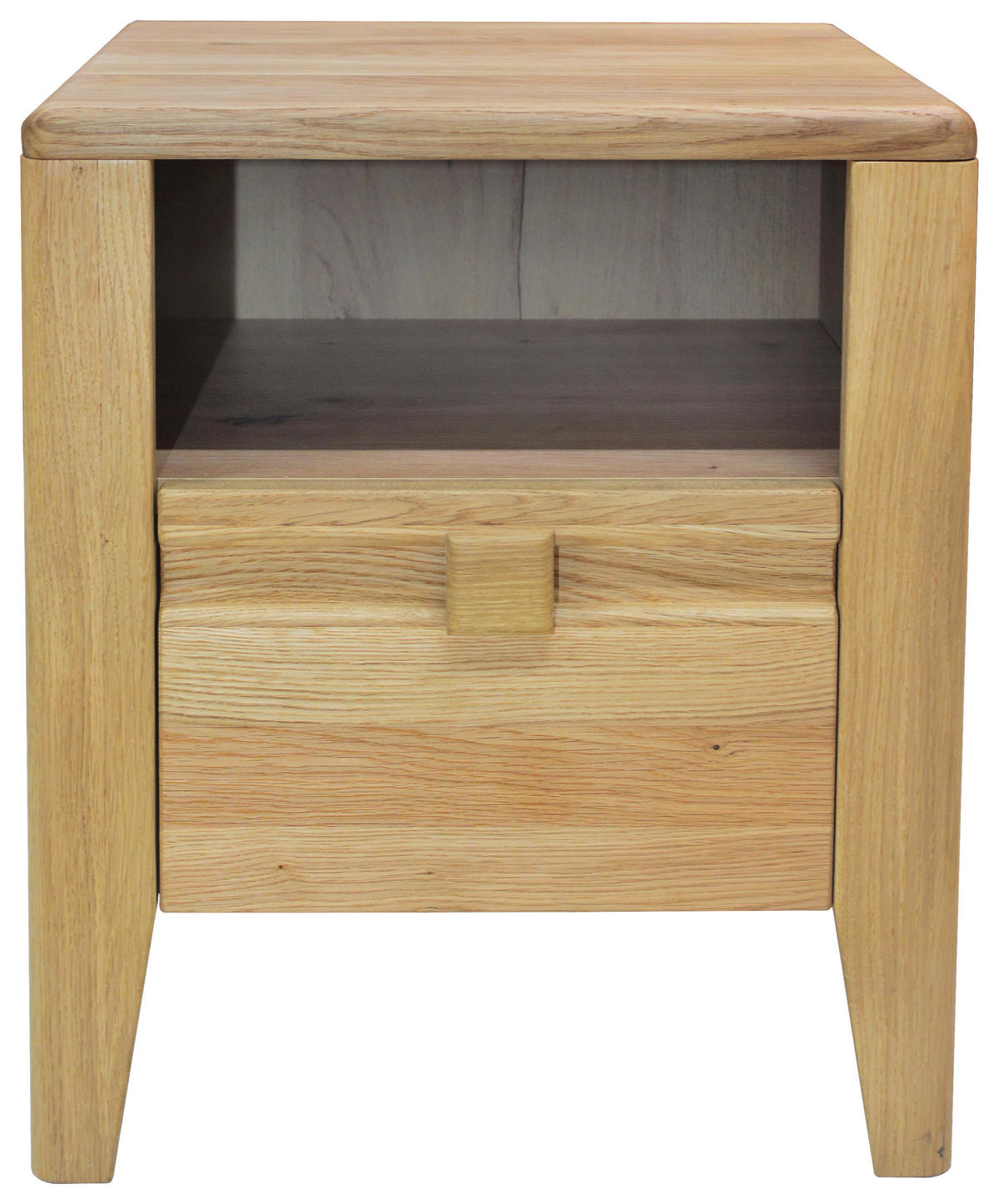 NACHTKÄSTCHEN in massiv Wildeiche Eiche Artisan, Wildeiche  - Wildeiche/Eichefarben, KONVENTIONELL, Holz/Holzwerkstoff (45/54/42,7cm) - Linea Natura