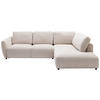 ECKSOFA  in Chenille Naturfarben  310/224 cm  - Schwarz/Naturfarben, KONVENTIONELL, Kunststoff/Textil (310/224cm) - Hom`in