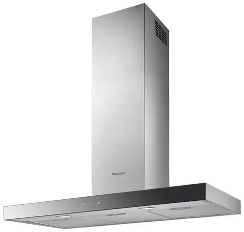 Hotă - culoare inox/negru, Basics, sticlă/metal (90/67,8-118/45,4cm) - Dieter Knoll