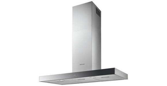DUNSTABZUGSHAUBE DK9HB470Y - Edelstahlfarben/Schwarz, Basics, Glas/Metall (90/67,8-118/45,4cm) - Dieter Knoll